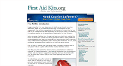Desktop Screenshot of firstaidkits.org